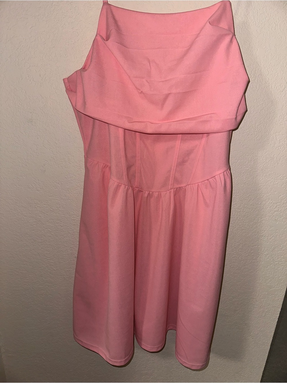 Strapless Pink Party Dress